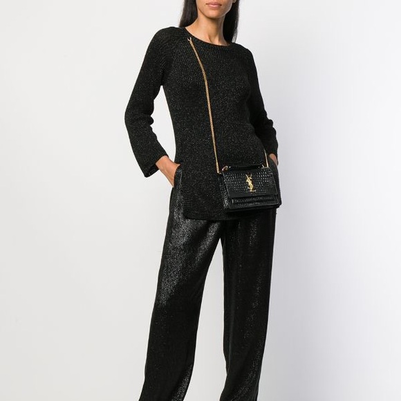 Saint Laurent SUNSET- EMBOSSED LEATHER (Brand New) - Picture 3 of 10